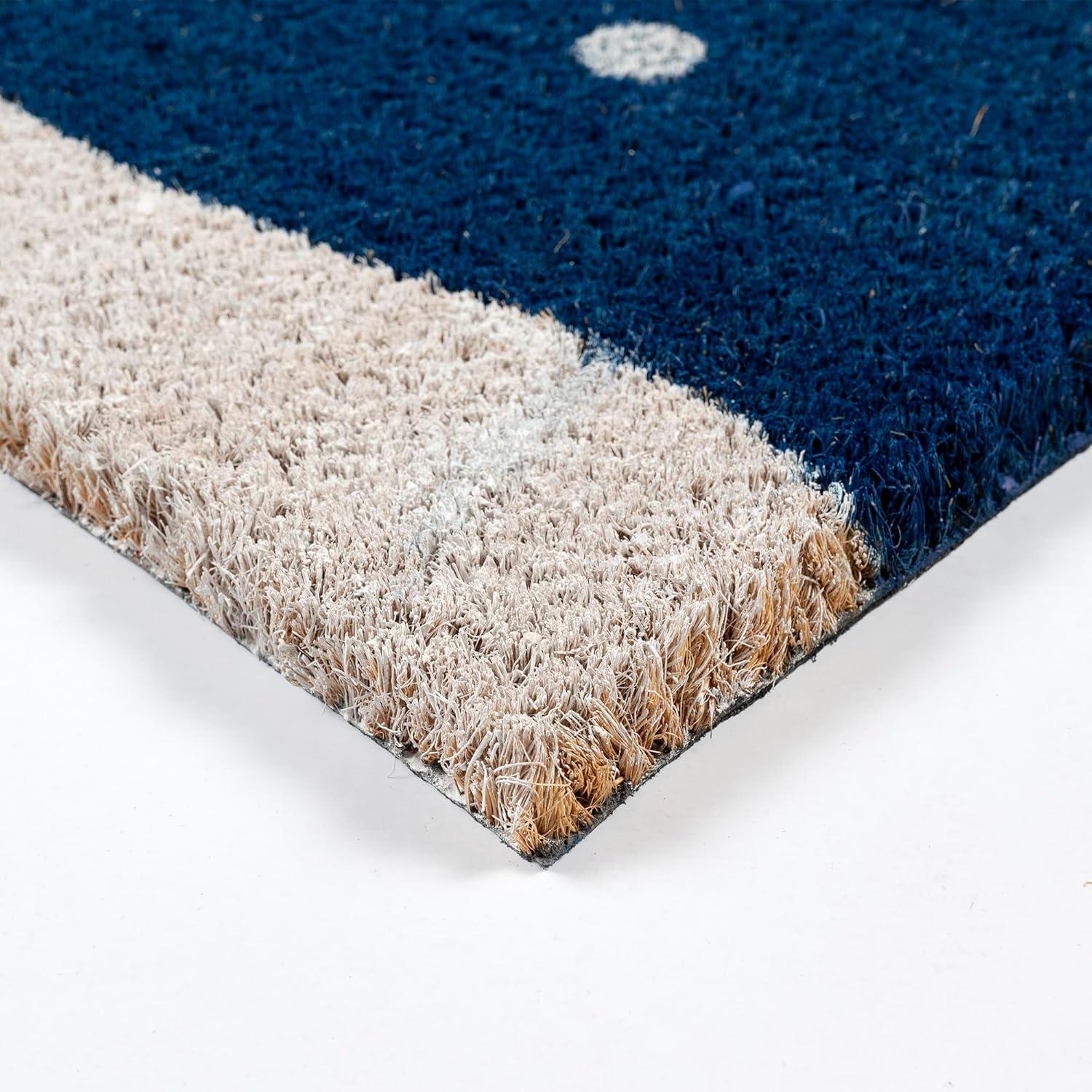 imageGertmenian Bluey Coir Doormat 2x3 Welcome Mat 2Pack Ideal for High Traffic Areas in Front Door Garage Entryway HiBluey Patch 80072Snoopy SnowflakesDog House Lights