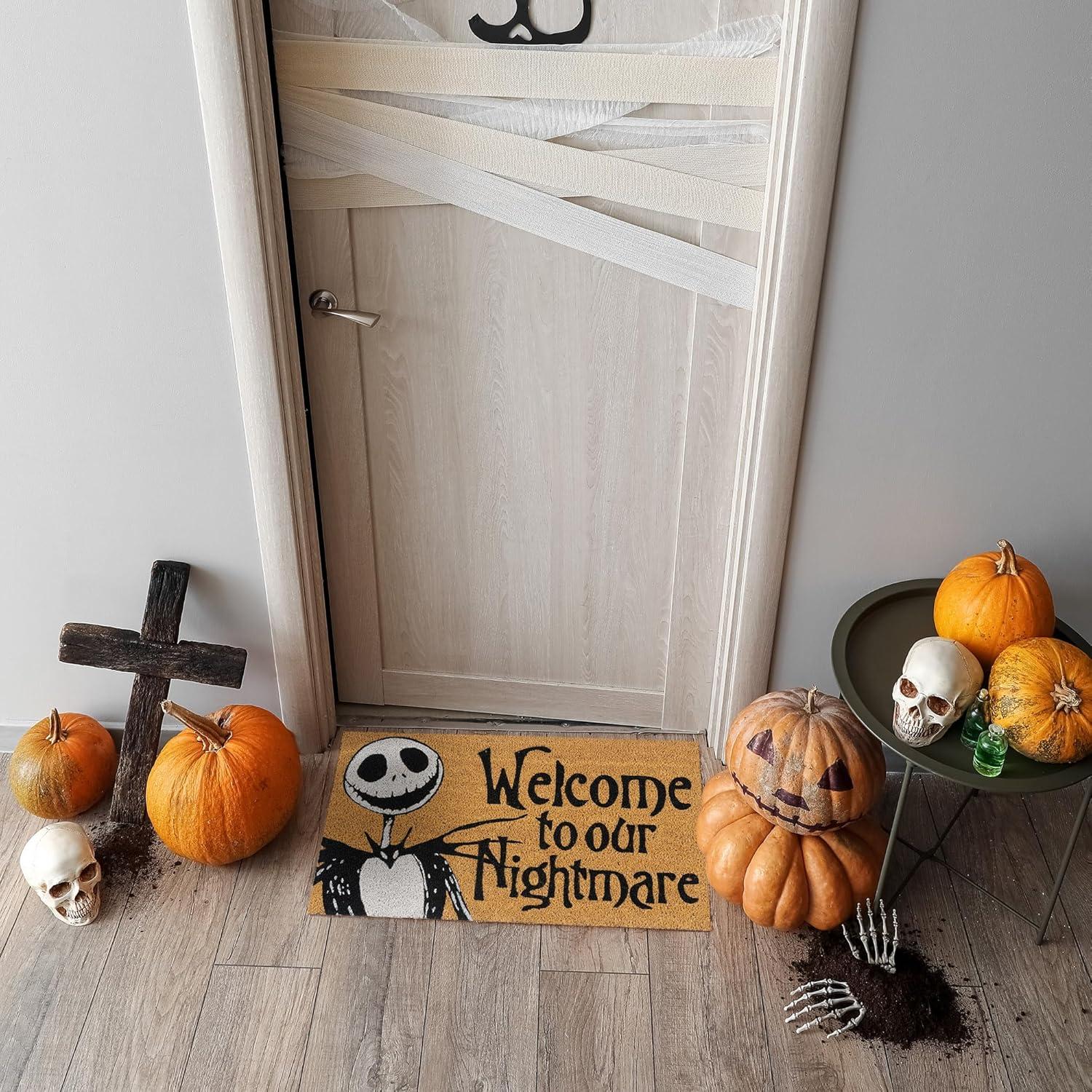 imageGertmenian Bluey Coir Doormat 2x3 Welcome Mat 2Pack Ideal for High Traffic Areas in Front Door Garage Entryway HiBluey Patch 80072Welcome NightmareJack Sally