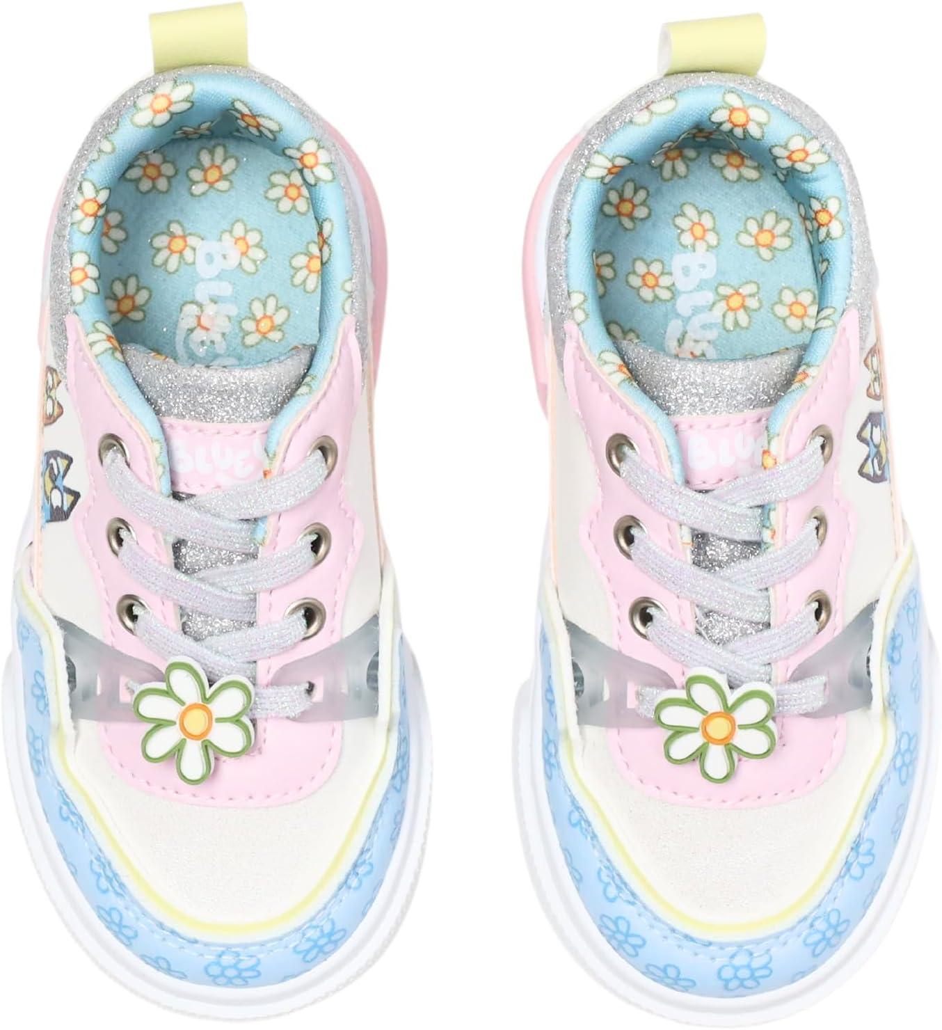 imageGround Up Bluey and Bingo Court Low Top SneakersPinkBlue