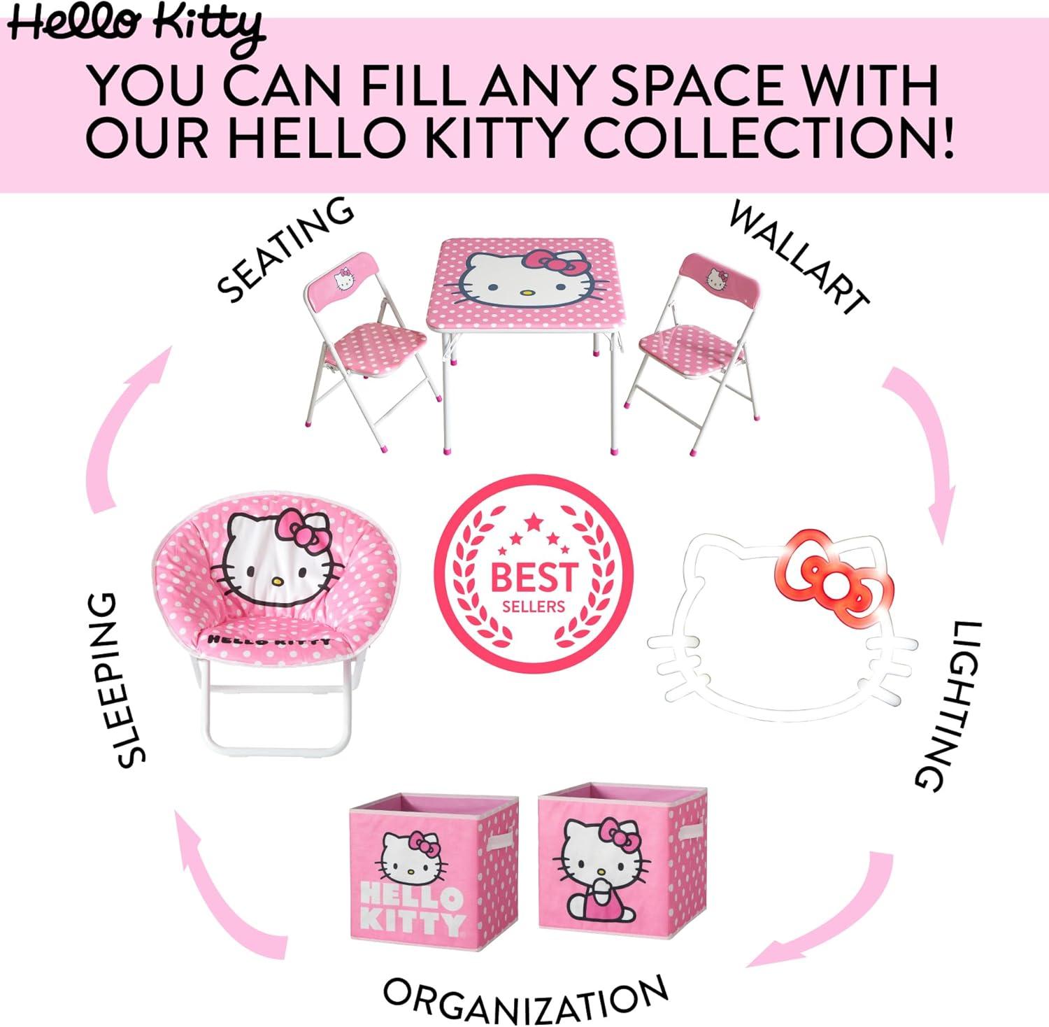 imageIdea Nuova Bluey Neon Figural LED Hanging Wall ArtBedroomKids Room Wall Dcor55x8Hello Kitty