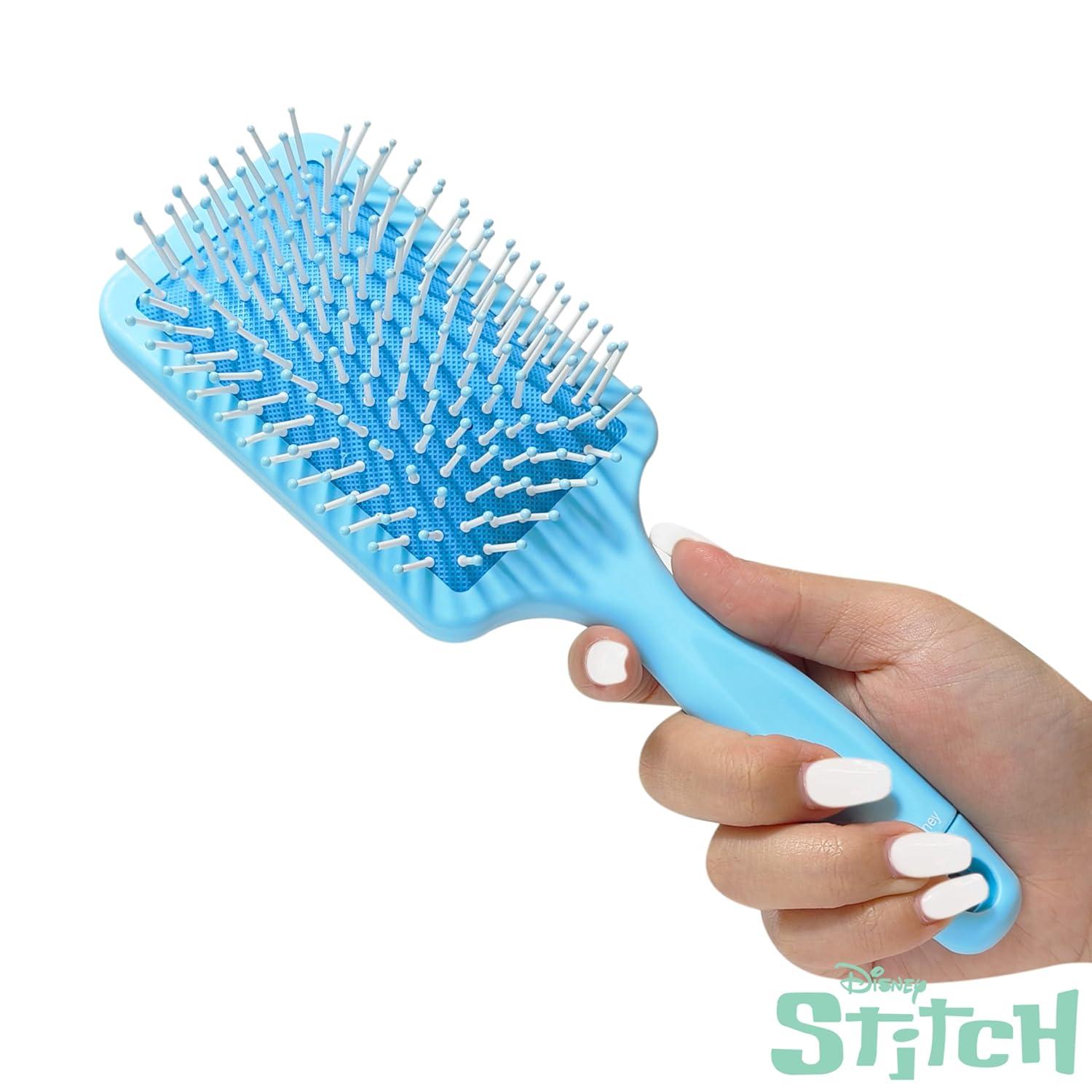 imageLUV HER Licenced Bluey Kids Detangling Confetti Hair Brush Fun Design with Bluey amp Bingo Gentle on Wet amp Dry Hair Ideal for Kids Ages 3 Makes Hair Care Enjoyable and SimpleLilo Stitch Blue