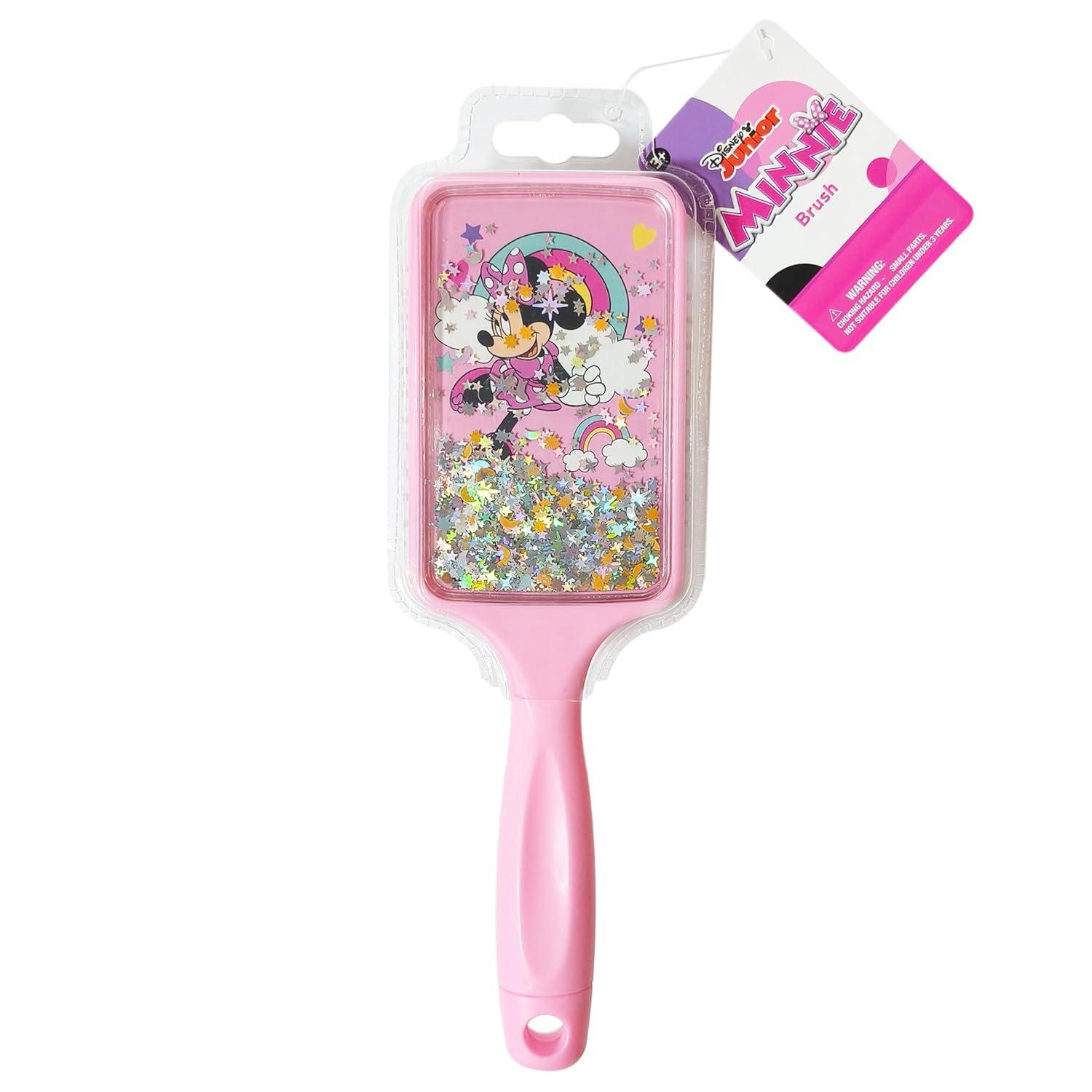 imageLUV HER Licenced Bluey Kids Detangling Confetti Hair Brush Fun Design with Bluey amp Bingo Gentle on Wet amp Dry Hair Ideal for Kids Ages 3 Makes Hair Care Enjoyable and SimpleMinnie Pink