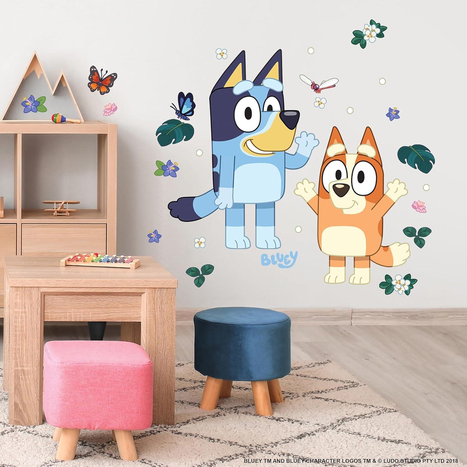 imageRoomMates Bluey Peel and Stick Giant Wall Decals RMK5458GMBluey Bingo