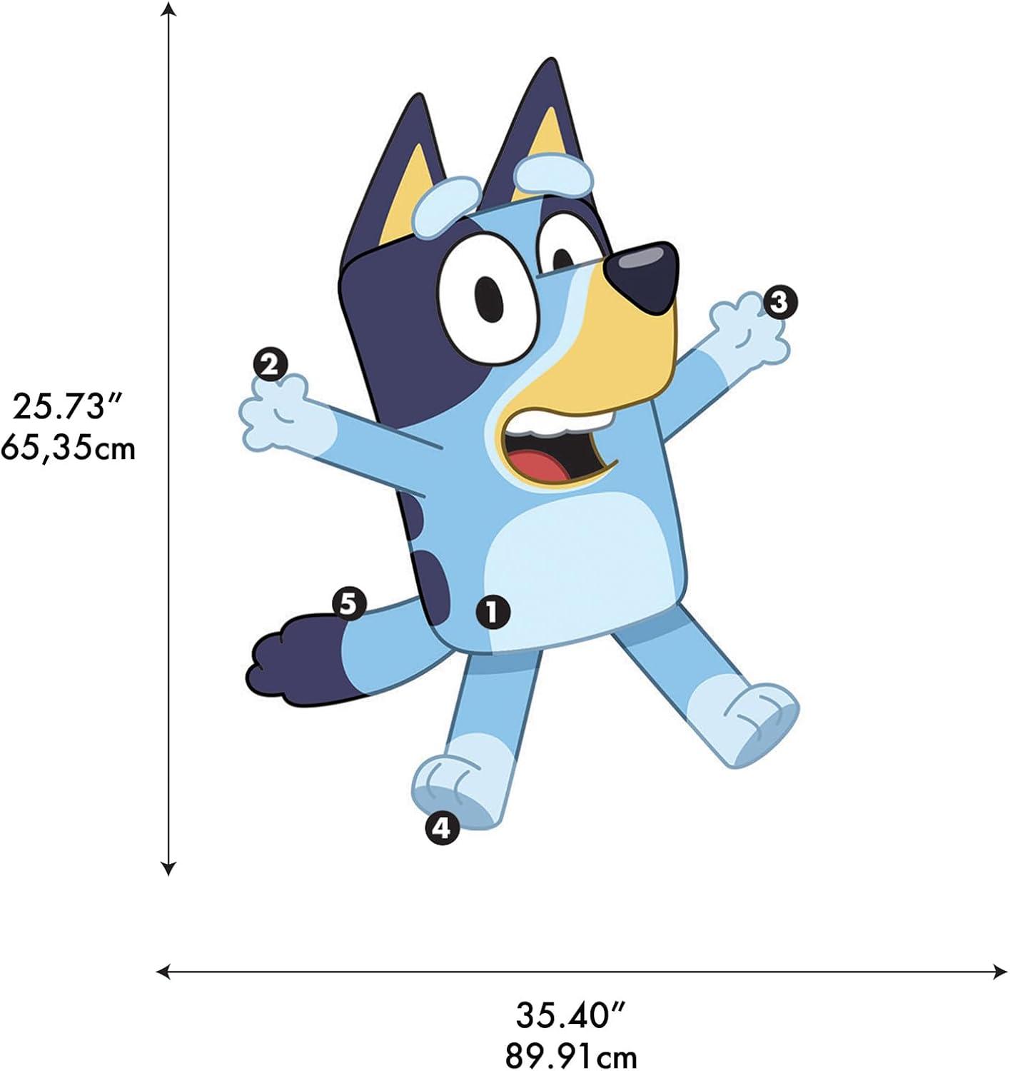 imageRoomMates Bluey Peel and Stick Giant Wall Decals RMK5458GMBluey