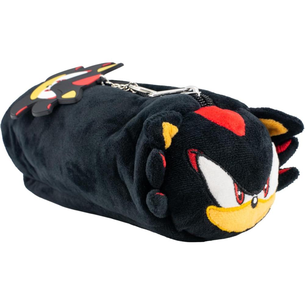 imageAI ACCESSORY INNOVATIONS Bluey Soft Plush MultiFunction Storage Case Kids Plush Bag Charm with 3D Features BlueShadow