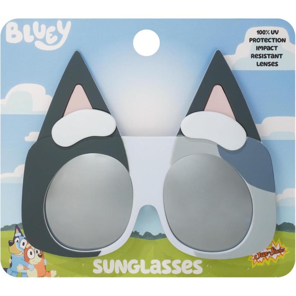 imageBLUEY Costume Sunglasses Bluey Bingo Bandit Chilli or Chattermax Costume Accessory Child and Adult SizeMuffin
