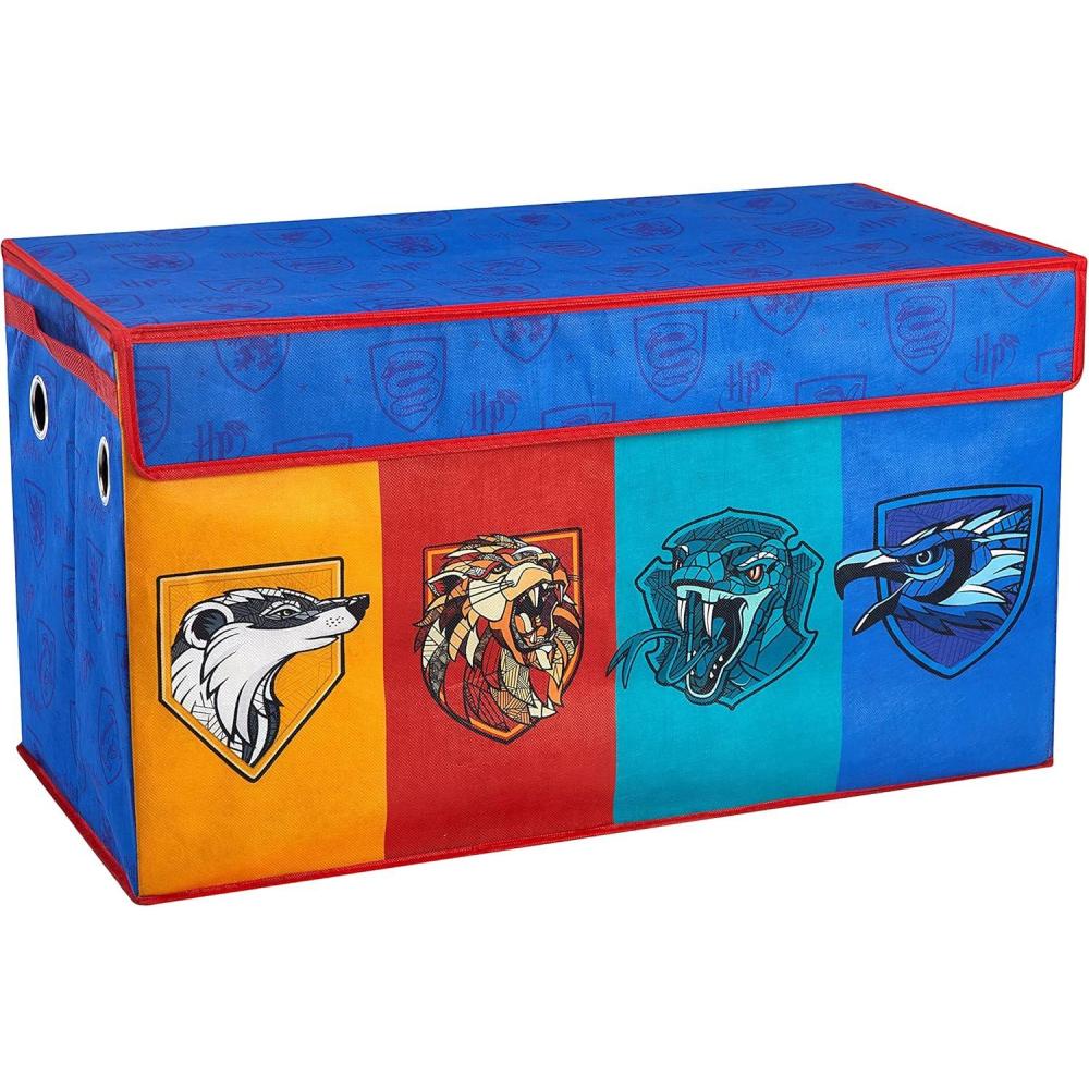 imageBluey Collapsible Storage Trunk Durable Fabric Chest with Soft Lid 285x145x16Kids Room OrganizerHarry Potter