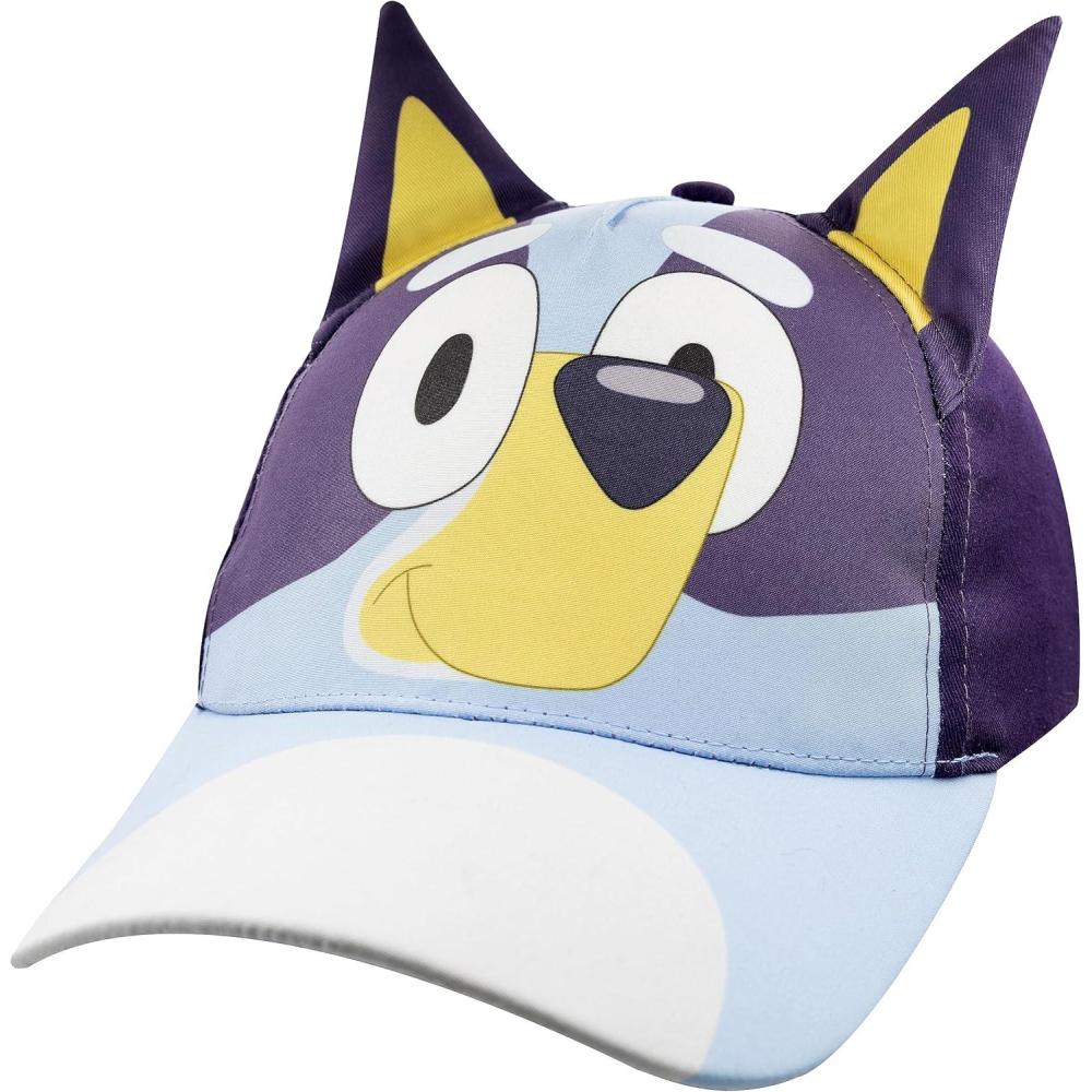 imageBluey Hat Toddler Baseball Cap Cute Hat for Kids Adjustable Toddler Ball Cap Bingo BanditBluey