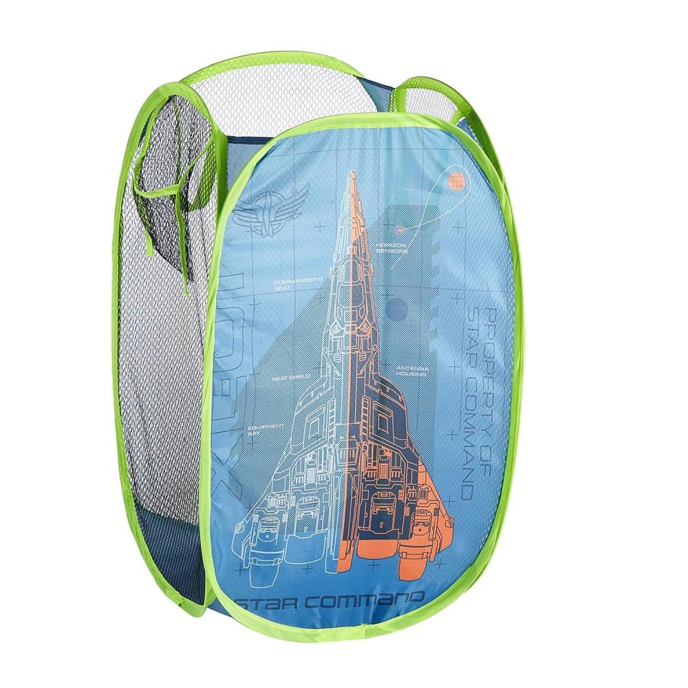 imageBluey PopUp Hamper with Carry Handles 21 x 135 Bluey and Bingo Design Lightweight amp Collapsible Laundry Basket for Kids Bedroom Bathroom or PlayroomPixar Lightyear
