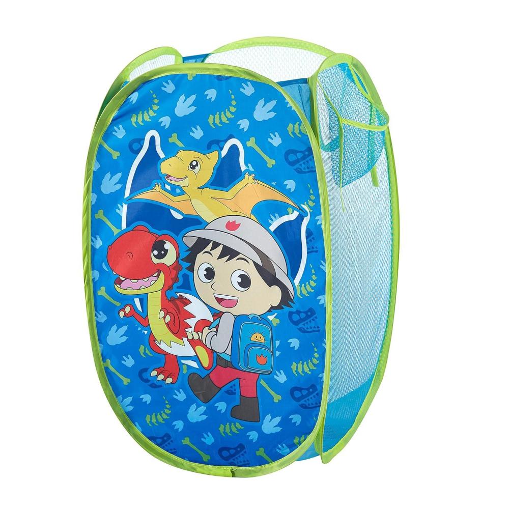 imageBluey PopUp Hamper with Carry Handles 21 x 135 Bluey and Bingo Design Lightweight amp Collapsible Laundry Basket for Kids Bedroom Bathroom or PlayroomRyans World
