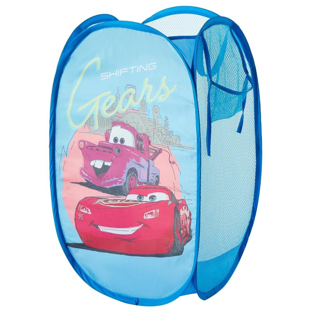 imageBluey PopUp Hamper with Carry Handles  21 x 135 Bluey and Bingo Design Lightweight amp Collapsible Laundry Basket for Kids Bedroom Bathroom or PlayroomCARS SHIFTING GEARS