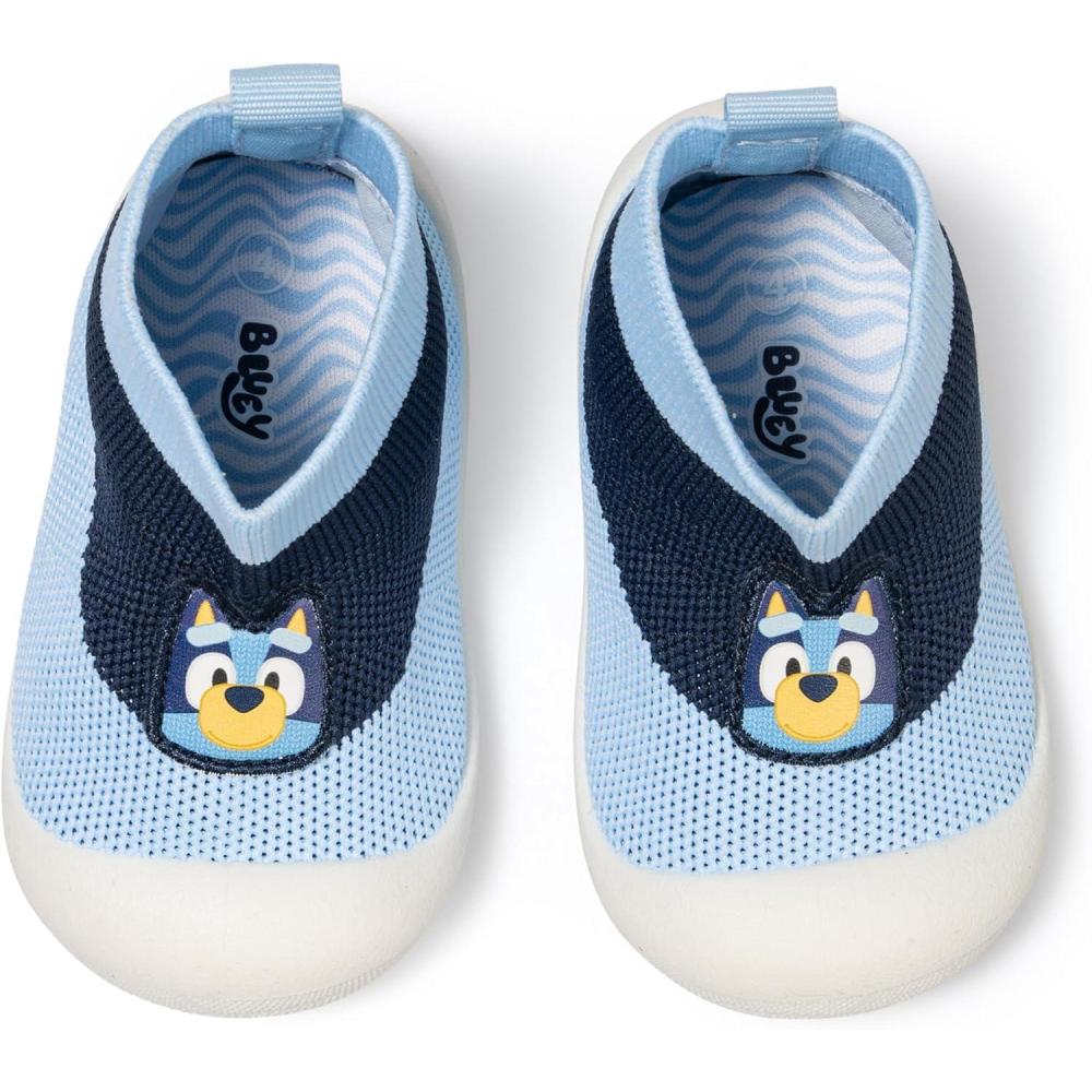 imageBluey Toddler Sock Top Shoes for Babies amp Kids Cute Bingo Print Soft Comfortable SlipOn Sock Shoes Unisex Everyday Indoor Outdoor Sizes 56910 Winter Play FootwearBlue
