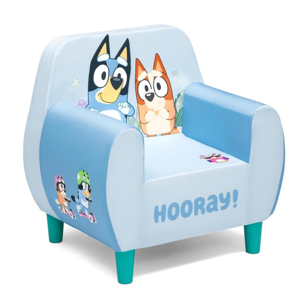 imageDelta Children Bluey Foam Chair BlueBluey