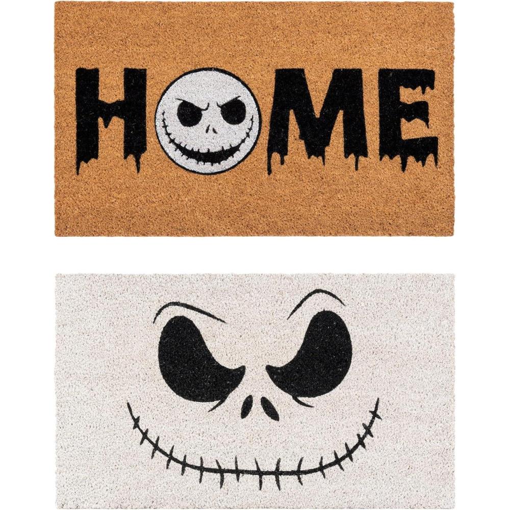 imageGertmenian Bluey Coir Doormat  2x3 Welcome Mat 2Pack Ideal for High Traffic Areas in Front Door Garage Entryway  HiBluey Patch 80072Nightmare Before Christmas HomeJack Skellington