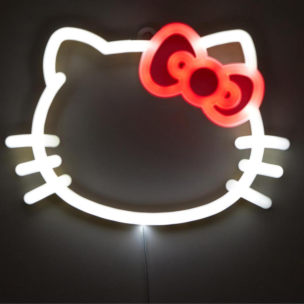 imageIdea Nuova Bluey Neon Figural LED Hanging Wall ArtBedroomKids Room Wall Dcor55x8Hello Kitty
