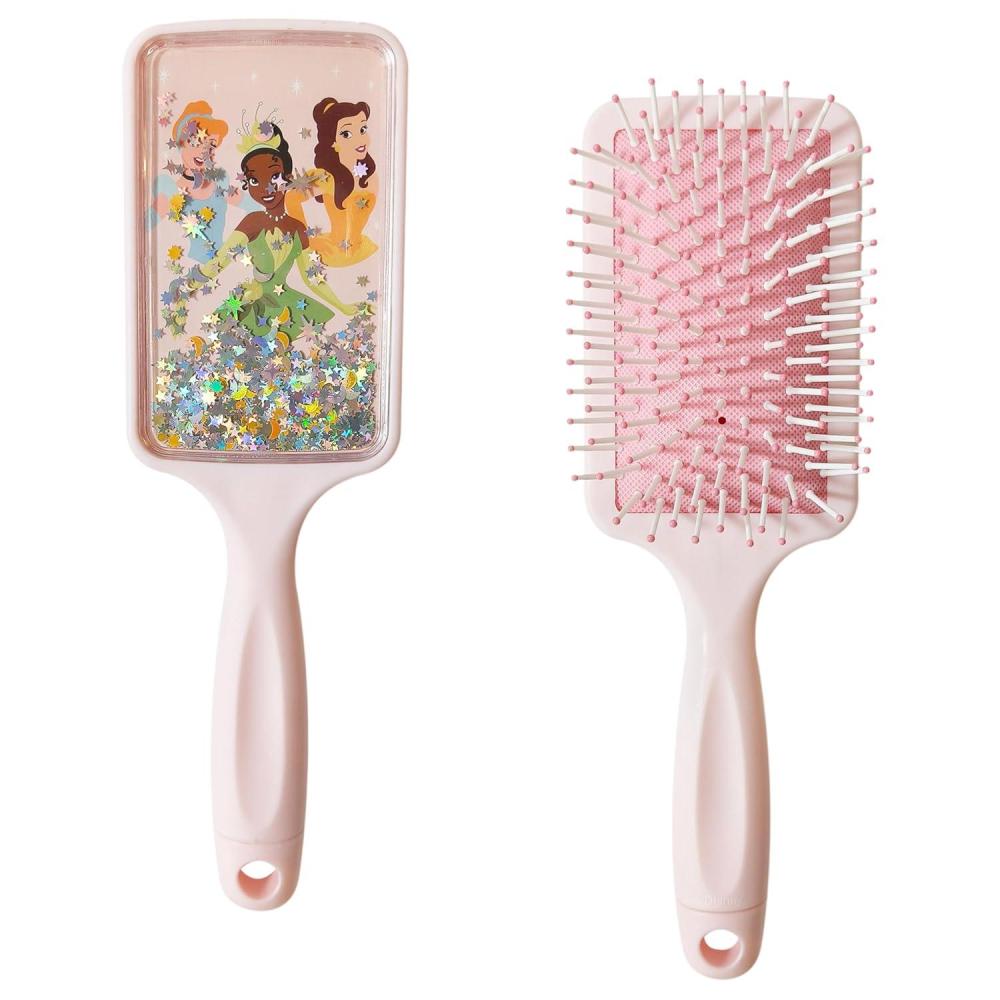 imageLUV HER Licenced Bluey Kids Detangling Confetti Hair Brush Fun Design with Bluey amp Bingo Gentle on Wet amp Dry Hair Ideal for Kids Ages 3 Makes Hair Care Enjoyable and SimpleDisney Princesses Light Blush