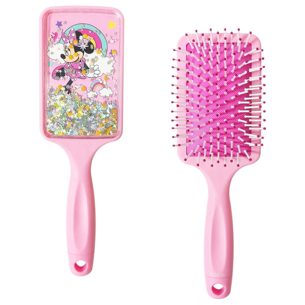 imageLUV HER Licenced Bluey Kids Detangling Confetti Hair Brush Fun Design with Bluey amp Bingo Gentle on Wet amp Dry Hair Ideal for Kids Ages 3 Makes Hair Care Enjoyable and SimpleMinnie Pink