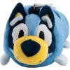 AI ACCESSORY INNOVATIONS Bluey Soft Plush Multi-Function Storage Case, Kids Plush Bag Charm with 3D Features, Blue(Bluey)