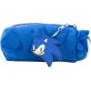 AI ACCESSORY INNOVATIONS Bluey Soft Plush Multi-Function Storage Case, Kids Plush Bag Charm with 3D Features, Blue(Sonic)