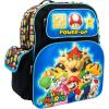 AI ACCESSORY INNOVATIONS Bluey & Bingo 2 in 1 kids Backpack, 16″ School Bag with Insulated Pocket & Bento Box for Boys & Girls, Blue(Super Mario)