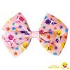 Baby Shark Kids Hair Bows – Hair Accessories Gift Set – 7 Pcs 4 Inch Bundle for Girls – Different Character on each Clip – Alligator Clip – Ages 3 +(Baby Shark 2)