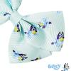 Baby Shark Kids Hair Bows – Hair Accessories Gift Set – 7 Pcs 4 Inch Bundle for Girls – Different Character on each Clip – Alligator Clip – Ages 3 +(Bluey)
