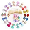 Baby Shark Kids Hair Bows – Hair Accessories Gift Set – 7 Pcs 4 Inch Bundle for Girls – Different Character on each Clip – Alligator Clip – Ages 3 +(Disney 100th Anniversary)