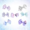 Baby Shark Kids Hair Bows – Hair Accessories Gift Set – 7 Pcs 4 Inch Bundle for Girls – Different Character on each Clip – Alligator Clip – Ages 3 +(Disney Frozen II)