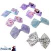 Baby Shark Kids Hair Bows – Hair Accessories Gift Set – 7 Pcs 4 Inch Bundle for Girls – Different Character on each Clip – Alligator Clip – Ages 3 +(Disney Frozen II)
