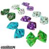 Baby Shark Kids Hair Bows – Hair Accessories Gift Set – 7 Pcs 4 Inch Bundle for Girls – Different Character on each Clip – Alligator Clip – Ages 3 +(Minecraft)