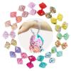 Baby Shark Kids Hair Bows – Hair Accessories Gift Set – 7 Pcs 4 Inch Bundle for Girls – Different Character on each Clip – Alligator Clip – Ages 3 +(Special Squishmallows)