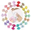 Baby Shark Kids Hair Bows – Hair Accessories Gift Set – 7 Pcs 4 Inch Bundle for Girls – Different Character on each Clip – Alligator Clip – Ages 3 +(Special Squishmallows)