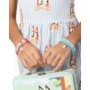 Bingo and Bluey Bracelets for Girls 6-Piece Set Official License, Stretch Friendship Bracelets,