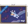 Bluey – Bats Wall Poster, 19L” x 13W”, Premium Unframed Version(Bronze Framed Version)
