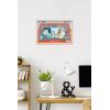 Bluey – Car Ride Wall Poster, 19L” x 13W”, Premium Unframed Version(Blonde Framed Version)