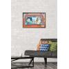 Bluey – Car Ride Wall Poster, 19L” x 13W”, Premium Unframed Version(Bronze Framed Version)