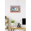 Bluey – Car Ride Wall Poster, 19L” x 13W”, Premium Unframed Version(Gray Framed Version)