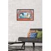 Bluey – Car Ride Wall Poster, 19L” x 13W”, Premium Unframed Version(Mahogany Framed Version)