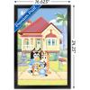Bluey – Family Wall Poster, 19L” x 13W”, Premium Unframed Version(Black Framed Version)