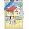 Bluey – Family Wall Poster, 19L” x 13W”, Premium Unframed Version(Blonde Framed Version)