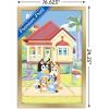 Bluey – Family Wall Poster, 19L” x 13W”, Premium Unframed Version(Gold Framed Version)