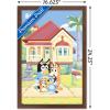 Bluey – Family Wall Poster, 19L” x 13W”, Premium Unframed Version(Mahogany Framed Version)