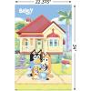 Bluey – Family Wall Poster, 19L” x 13W”, Premium Unframed Version(Poster & Clip Bundle)