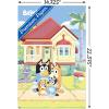 Bluey – Family Wall Poster, 19L” x 13W”, Premium Unframed Version(Premium Poster & Mount Bundle)