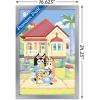 Bluey – Family Wall Poster, 19L” x 13W”, Premium Unframed Version(Silver Framed Version)