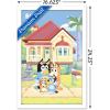 Bluey – Family Wall Poster, 19L” x 13W”, Premium Unframed Version(White Framed Version)