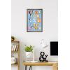 Bluey – Grid Wall Poster, 19L” x 13W”, Premium Unframed Version(Bronze Framed Version)