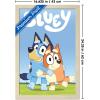 Bluey – Hug Wall Poster, 22.4L” x 14.7W”, Barnwood Framed Version(Blonde Framed Version)