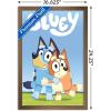 Bluey – Hug Wall Poster, 22.4L” x 14.7W”, Barnwood Framed Version(Bronze Framed Version)