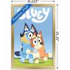 Bluey – Hug Wall Poster, 22.4L” x 14.7W”, Barnwood Framed Version(Gold Framed Version)
